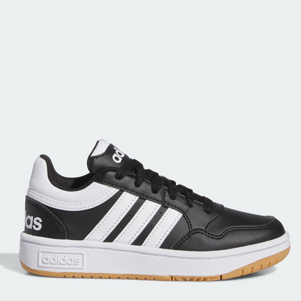 Adidas Black and White Court Sneakers size kids 11.5